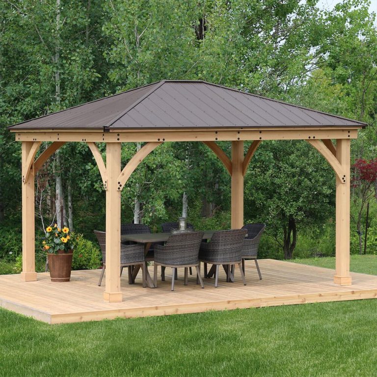 Meridian Gazebo - Natural / 14ft