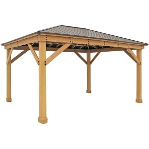 Meridian Gazebo 12 x 16ft - Natural