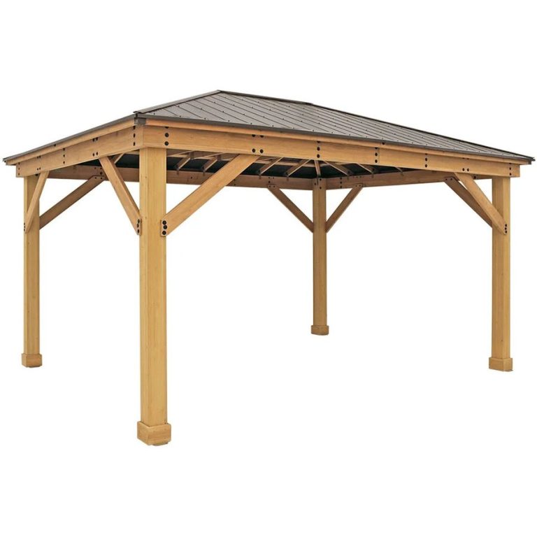 Meridian Gazebo 12 x 16ft - Natural