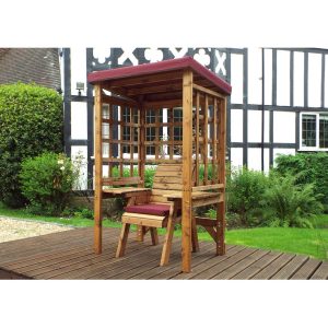 Charles Taylor Wentworth 1 Seat Arbour - Burgundy