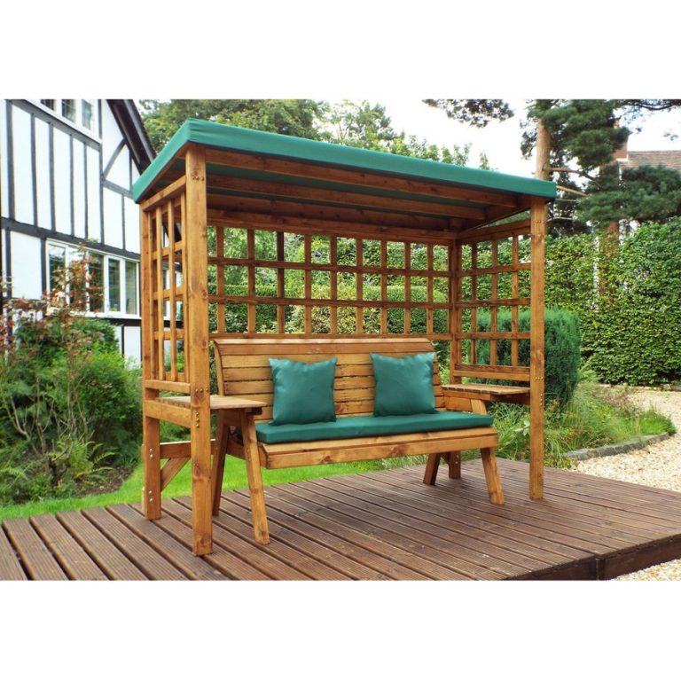 Charles Taylor Wentworth 3 Seater Arbour - Green