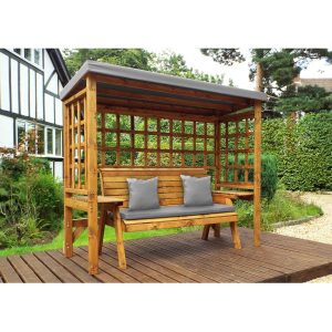 Charles Taylor Wentworth 3 Seater Arbour - Grey