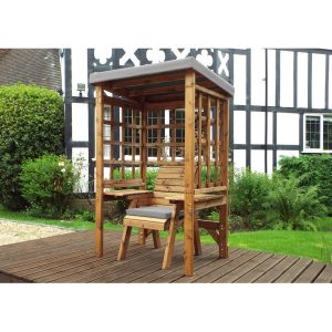 Charles Taylor Wentworth 1 Seat Arbour - Grey