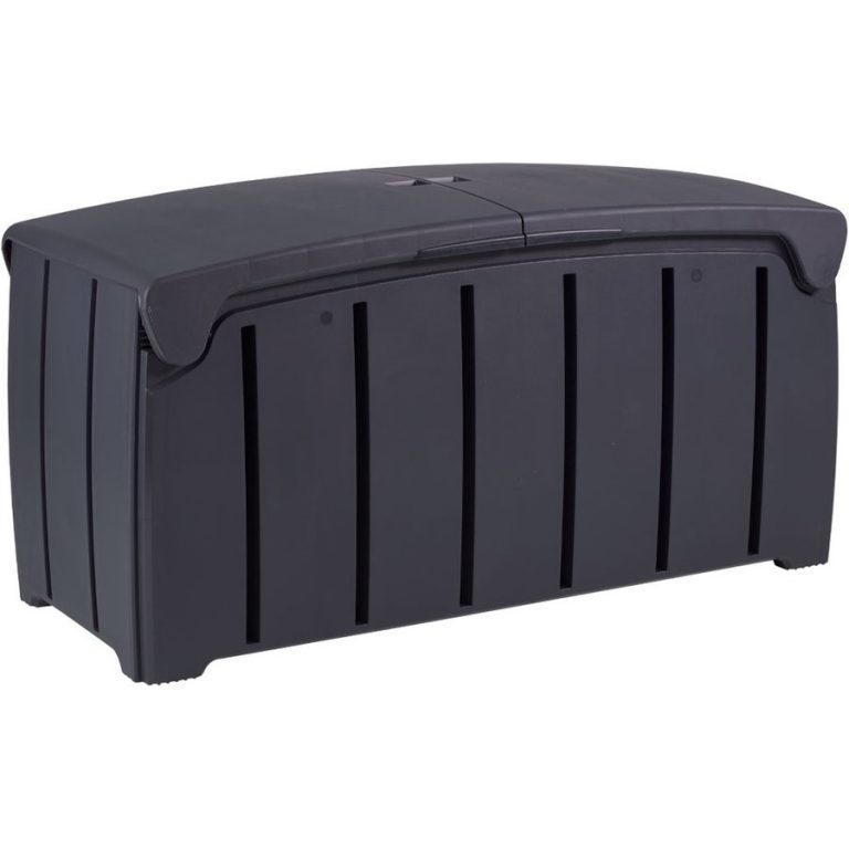 322L Garden Storage Box - Black