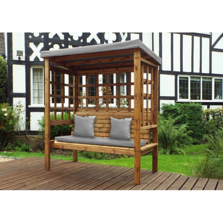 Charles Taylor Bramham 3 Seater Arbour - Grey