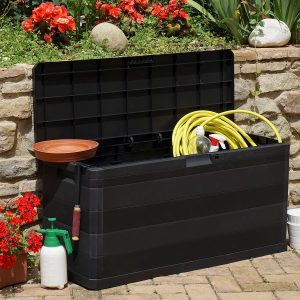 Grey Garden Storage Box - Grey / 280l