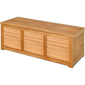 Costway 180 Litre Deck Box - Nature - Nature