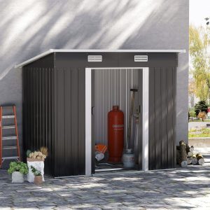 Outsunny 7 x 4ft Outdoor Garden Storage Shed