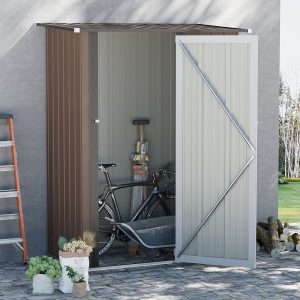 Outsunny Outdoor Storage Shed - Brown