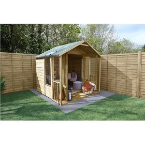 Oakley Apex Summerhouse - Installation Included / 7x7 / No Base