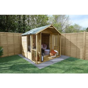 Oakley Apex Summerhouse - No Installation / 7x7 / With Base