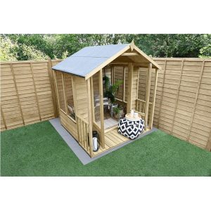 Oakley Apex Summerhouse - No Installation / 6x6 / No Base