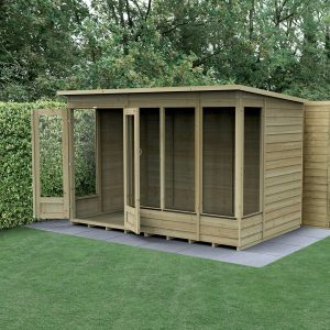 4LIFE Pent Summerhouse 10×6 - Without Base / No Installation