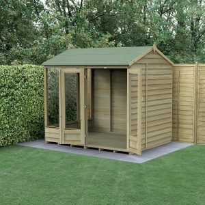 4LIFE Reverse Apex Summerhouse 8×6 - Installation Included / With Base