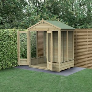 Beckwood Apex Summerhouse 6x4 - Installation Included / With Base