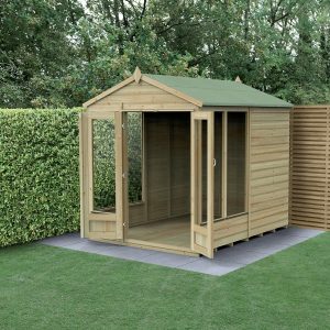 Beckwood Apex Summerhouse 6x8 - Installation Included / With Base