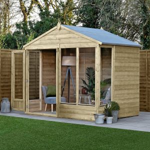 Beckwood Apex Summerhouse 8x6 - Installation Included / With Base