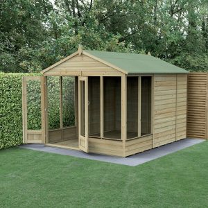 Beckwood Apex Summerhouse 8x10 - No Installation / With Base