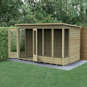 Beckwood Pent Summerhouse 10x6  - No Installation / With Base