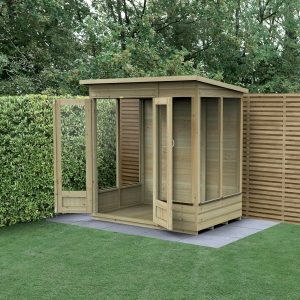 Beckwood Pent Summerhouse 6x4 - No Installation / With Base