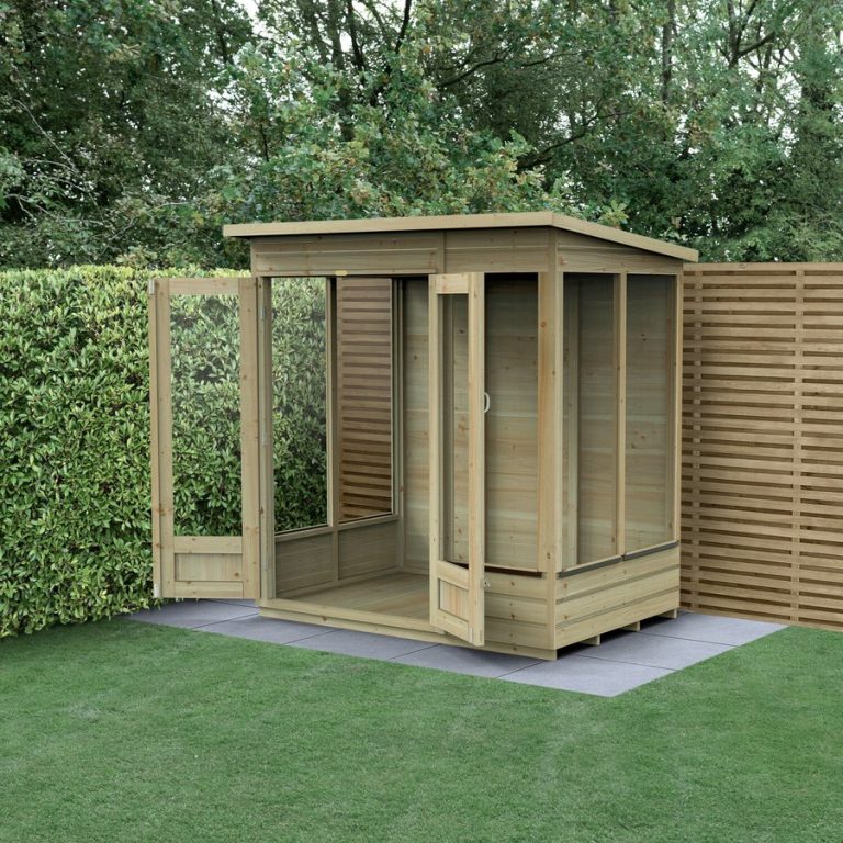 Beckwood Pent Summerhouse 6x4 - Installation Included / With Base