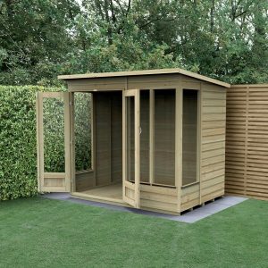 Beckwood Pent Summerhouse 7x5 - No Installation / With Base