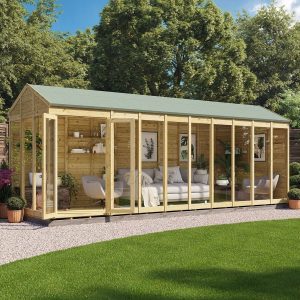 Switch Apex Tongue and Groove Summerhouse  - Wooden / 20x6 ft