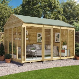 Switch Apex Tongue and Groove Summerhouse  - Wooden / 12x8 ft