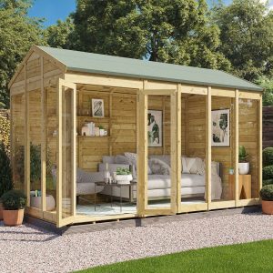 Switch Apex Tongue and Groove Summerhouse  - Wooden / 12x6 ft