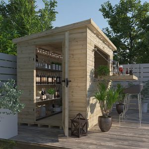 10'x10' The Garden Bar Shed - Tiger Garden Bar Shed - Whichshed.co.uk