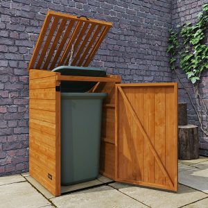 3'x3' Tiger Sheds Single Wheelie Bin Store - Garden Storage Shed