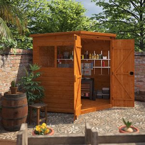 8'x8' Tiger Deluxe Corner Shed - Whichshed.co.uk