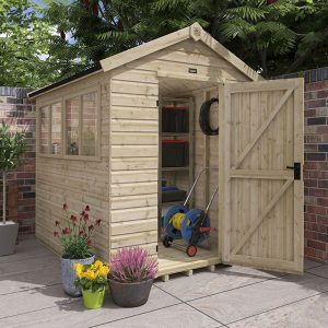 10'x6' Tiger Elite Pressure Treated Apex Shed - Whichshed.co.uk