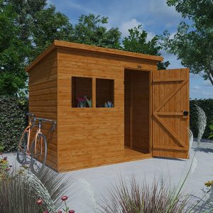 12'x6' Tiger Shiplap Extra High Pent - Heavy Duty Framing - Whichshed.co.uk