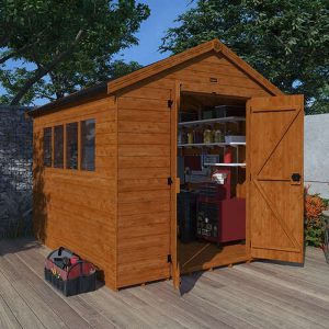 10'x7' Tiger Heavyweight Workshop Shed - Heavy Duty Framing UK - Whichshed.co.uk