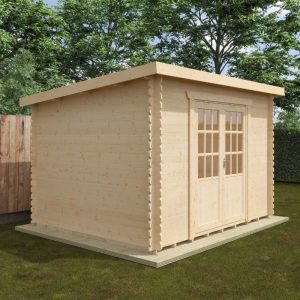 Redlands 12' x 10' Erin Log Cabin - 28mm