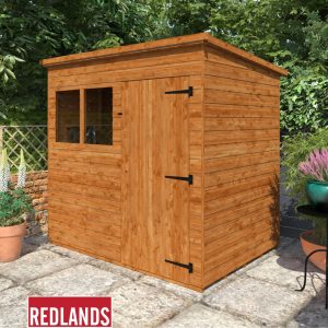 Redlands 7' x 5' Shiplap Pent Shed