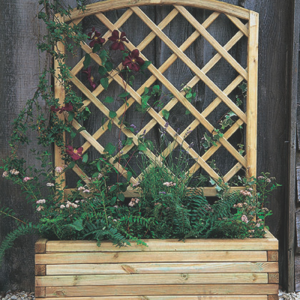 Hartwood Mersey Planter With Trellis