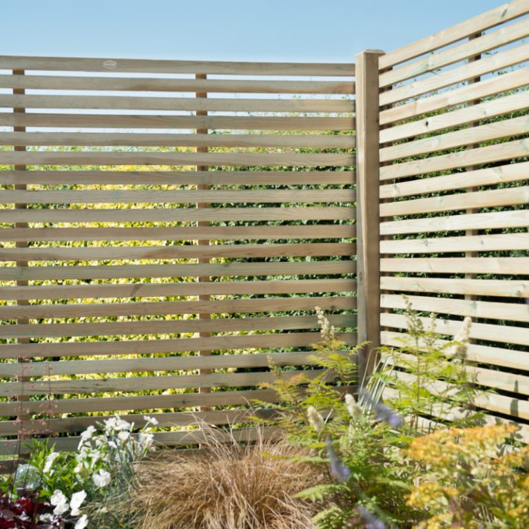 Hartwood 5' x 6' Slatted Pressure Treated Fence Panel