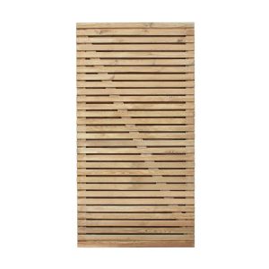 Forest 3' x 6' Double Slatted Gate (0.9m x 1.8m)