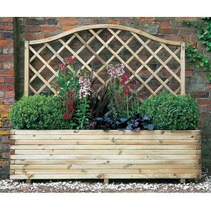 Forest Venice Wooden Garden Planter 6' x 2' (1.8m x 0.5m)