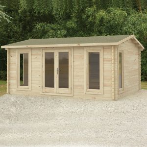 Forest Rushock 5m x 4m Log Cabin (45mm)