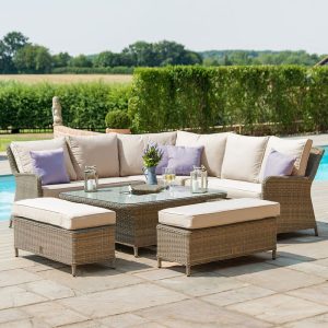 MZ Winchester Royal Rattan Corner Dining Set