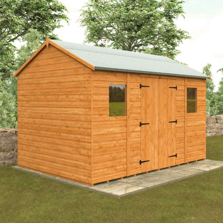 Redlands 8' x 12' Shiplap Reverse Apex Workshop