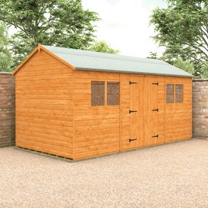 Redlands 8' x 16' Shiplap Reverse Apex Workshop