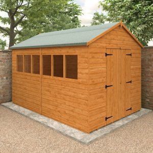 Redlands 8' x 12' Shiplap Apex Heavyweight Workshop