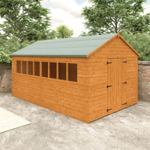 Redlands 10' x 16' Shiplap Apex Heavyweight Workshop