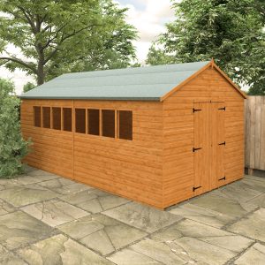 Redlands 10' x 18' Shiplap Apex Heavyweight Workshop