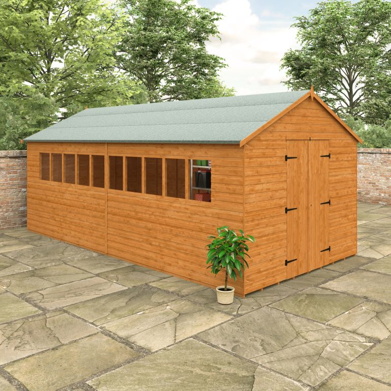 Redlands 10' x 20' Shiplap Apex Heavyweight Workshop