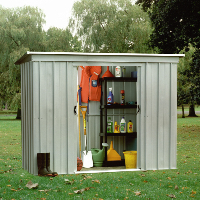 YardMaster 10' x 4' Pent Metal Shed